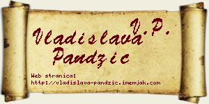 Vladislava Pandžić vizit kartica